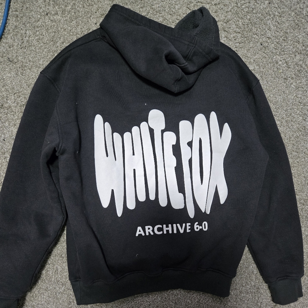 Archive 6-0 dark grey White Fox Hoodie